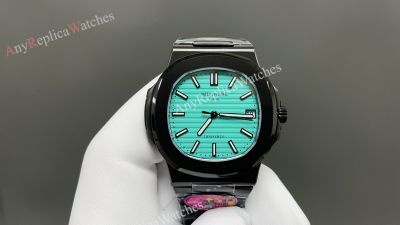 Patek Philippe Nautilus 9015 Movement 40mm 316L Steel Tiffany Blue Face Watch